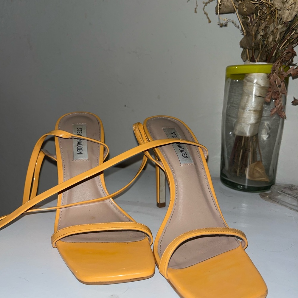 Steve Madden Orange Heels